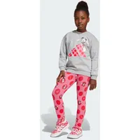 Adidas Disney Minnie Maus Kids Jogginganzug Medium Grey Heather