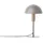 Lightbox Pilz-Design Tischlampe, H 27 cm, Ø 15 cm, E14-Fassung, Metall, taupe - Grau