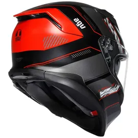 AGV K7 Kyber E2206 Mplk Integralhelm - Matt Black / Red - XL