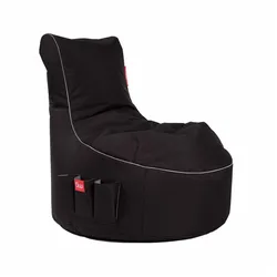 Gaming Sitzsack Classic - Fabric Cosmic Lightning (Schwarz/Grau)