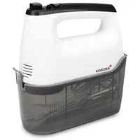 KORONA 23012 Handmixer mit Aufbewahrungsbox Elektrischer Mixer weiß schwarz
