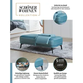 Schöner Wohnen Hockerbank Pearl 16% Baumwolle, 79% Polyester 120 x 45 x 70 cm Grau