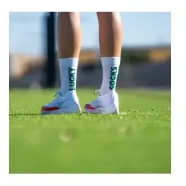 sporcks Lucky Laufsocken Weiß/Grün S