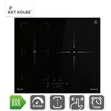 Induktionskochfeld Autark 60 cm 7,4 kW 3 Zonen 9 Stufen