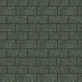 Karibu Dachschindeln Rechteck 3 m2 Grün