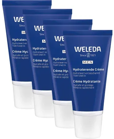 Pack Van 4 Weleda Feuchtigkeitscreme Für Den Mann 30ml