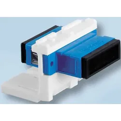CORNING SC-Duplex-Kupplung weiß LANS-MOD-72-W