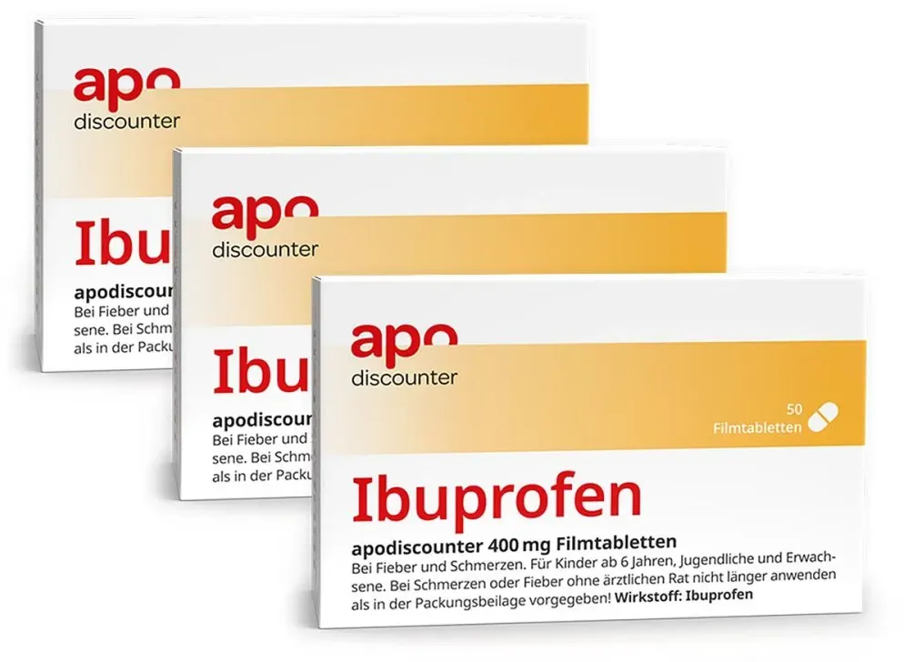 Ibuprofen 400 mg Schmerztabletten von apodiscounter