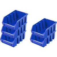 Proregal SuperSparSet 5x Sichtlagerbox 2 | HxBxT 7,5x11,6x16,1cm |