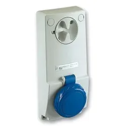 Schneider Electric 82082 Anbausteckdose verriegelt, 16A, 3p+E, 200-250 V AC, IP65