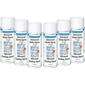 WEICON Universal Dicht-Spray 400 ml 6er Set weiß