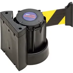Moravia Wandgurt MORION gelb/schwarz schraffiert Gurtlänge 4000 mm