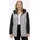 sheego Sweatjacke in schwarz-ecru-meliert | Gr.: 42,
