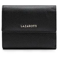 Lazarotti Bologna Leather Geldbörse Leder 12 cm Portemonnaies Schwarz