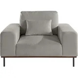 andas Loveseat »Mikael Sessel«, gebeizter Holzrahmen; passend zur Serie 'Mikael', incl. Zierkissen grau