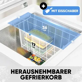 Bomann GT 7355 Tiefkühltruhe Freistehend 100 l D Weiß