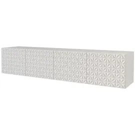 altdecor VIRA Lowboard 200 cm Weiß Holz