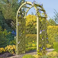 Gartenpirat Pergola mit Rundbogen 119 x 58 x 240 cm Braun