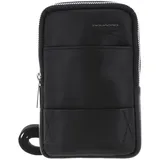 Piquadro Obidos Pocket Umhängetasche Leder Nero