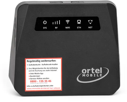 Ortel Mobile LTE WLAN Router