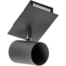 Gtv Deckenleuchte GU10 Rund 1er Set Schwarz