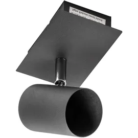 Gtv Deckenleuchte GU10 Rund 1er Set Schwarz
