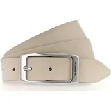 TAMARIS Gürtel Leather Belt W95 Vanilla beige - Gelb