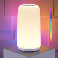 Rootro LED Nachttischlampe Touch Dimmbar, [Stilvolles Design mit 256