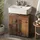 Vicco Waschbeckenunterschrank Luna 60 x 56 cm Braun