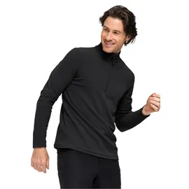 Maier Sports Fleecepullover Schwarz M