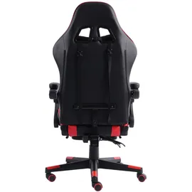 Trisens Gaming Stuhl Kunstleder Schwarz/Rot