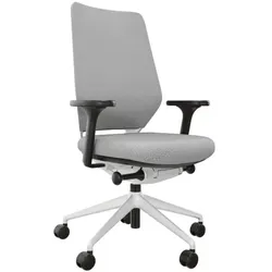 fm Büromöbel Bürostuhl »Asiento« mit Armlehnen Komfort grau