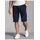 TRIGEMA Jerseyhose "TRIGEMA Bermuda aus Single-Jersey", Herren, Gr. XXL, Normalgrößen, blau (navy), Single Jersey, 100% Baumwolle, Hosen Jerseyhose