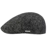 Stetson Flat Cap (1-St) Schirmmütze mit Schirm, Made in the EU grau XL (60-61 cm)