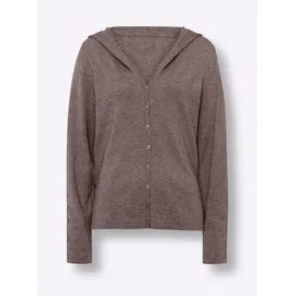 Heine Strickjacke Cardigan Braun 36