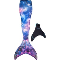 Fin Fun Meerjungfrauenflosse Limited Edition mit verstärkten Spitzen inkl. Monoflosse - Meerjungfrauenflosse für Mädchen und Damen in realistischen 3D Mustern und originaler Fin Fun Qualität