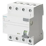 Siemens 5SV3344-6KL FI-Schutzschalter A 4polig Typ 40A 0.03A 400V