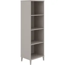 yuny by paidi Standregal YUNY BY PAIDI "BROTHER STU mit 4 offenen Fächern", grau (taupe), B:48,3cm H:155,1cm T:38cm, Holzwerkstoff, Regale, Standregal, stabiles und langlebiges Regal, geprüfte Qualität