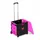 Relaxdays Einkaufstrolley pink schwarz 50 x 48 x 13 cm