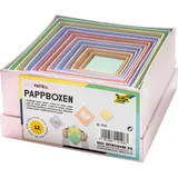 Folia Geschenkboxen Set 12 St. Pastell