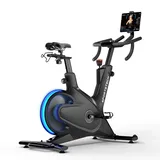 Sportstech sBike Lite - Smartes Heimtrainer Fahrrad mit LED + App mit Live & On-Demand Kursen und 360° Tablet-Halterung für Full Body Workout - (sBike Lite + Jahresabo Sportstech Live)