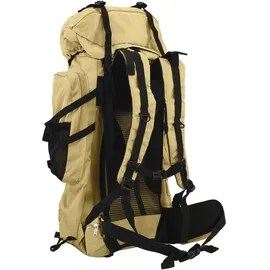 vidaXL Wanderrucksack Khaki 100 L Oxford-Gewebe - Braun
