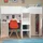 Parisot Hochbett Tom 90 x 200 cm Eiche braun