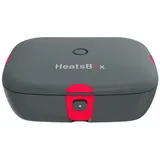 Faitron HeatsBox Style, Thermobehälter für Essen, Elektrische Lunchbox für Jung und Alt, Auslaufsichere Lunchbox mit Edelstahl-Innenschale und Transportdeckel, Warmhaltebox für Essen, 90 Watt