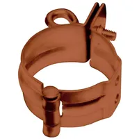 Inefa Rohrschelle DN 75 braun für Schraubmontage