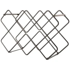 Present Time Weinregal 40,5 x 27,5 x 15,5 cm Schwarz
