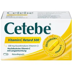 Cetebe Vitamin C Retard 500 Kapseln