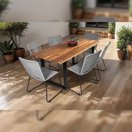 Sam ISRA Gartenstuhl 58 x 58 x 88 cm grau 6 St.