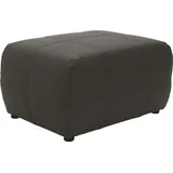 DOMO collection Hocker DOMO COLLECTION "Brandon", grau, B:80cm H:42cm T:60cm, Luxus-Kunstleder;100% Polyurethan, Hocker, Polsterhocker, kleine Ausführung, passend zu "Brandon" in Leder und Luxus-Kunstleder