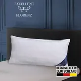 Excellent 3-Kammer-Kopfkissen »Florenz«, Füllung: 100% Gänsedaunen (Außenkammern), Bezug: 100% Baumwolle, (1 St.), hergestellt in Deutschland, allergikerfreundlich